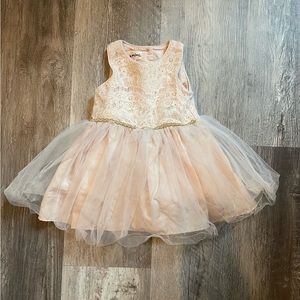 mia & mimi 12m pink lace & tulle dress